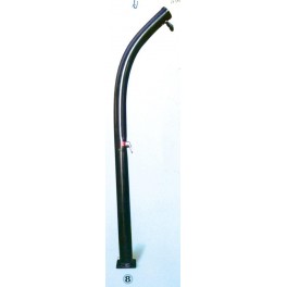 Solární sprcha d 110 mm, 25 l, materiál resin, zahnutá