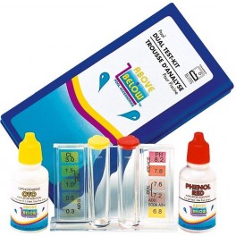 Tester kapičkový – Cl/pH – metoda pomocí kapek (v pouzdře) Tester kapičkový – Cl/pH – metoda pomocí kapek (v pouzdře)