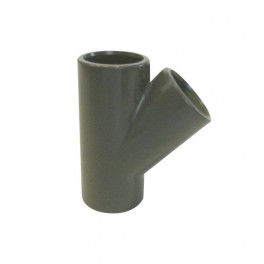PVC tvarovka - T-kus 45° 63 mm
