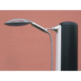 Solární sprcha 35l,páková. baterie,flexi,tropické kropítko,zad. přívod Solární sprcha 35l,páková. baterie,flexi,tropické kropítko,zad. přívod