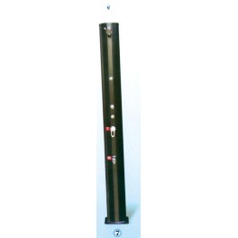 Solární sprcha ovál, 44 l, boční trysky, bruminátor, materiál aluminium Solární sprcha ovál, 44 l, boční trysky, bruminátor, materiál aluminium