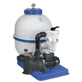 Filtrační zařízení - Granada KIT 600, 12 m3/h, 230V, 6-ti cest. boč. ventil, čerp. Preva 75 Filtrační zařízení - Granada KIT 600, 12 m3/h, 230V, 6-ti cest. boč. ventil, čerp. Preva 75