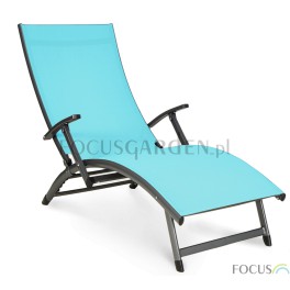 Zahradní lehátko Relax modré