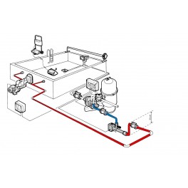 Topení EOVk-3, 3 kW 230 V, nerez, s el. průtokovou klapkou Topení EOVk-3, 3 kW 230 V, nerez, s el. průtokovou klapkou